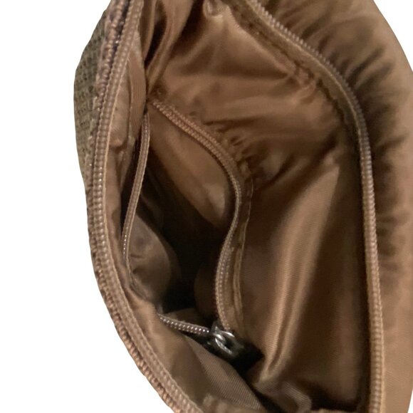 The Sak Small Crossbody Crochet Bag Purse Taupe Brown Fall Color Boho Hippie - Picture 6 of 6